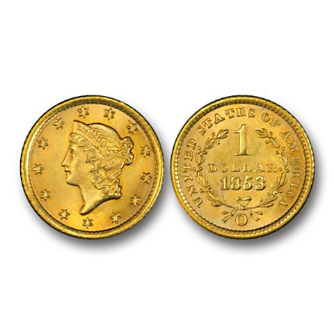 Gold dollar coins worth money