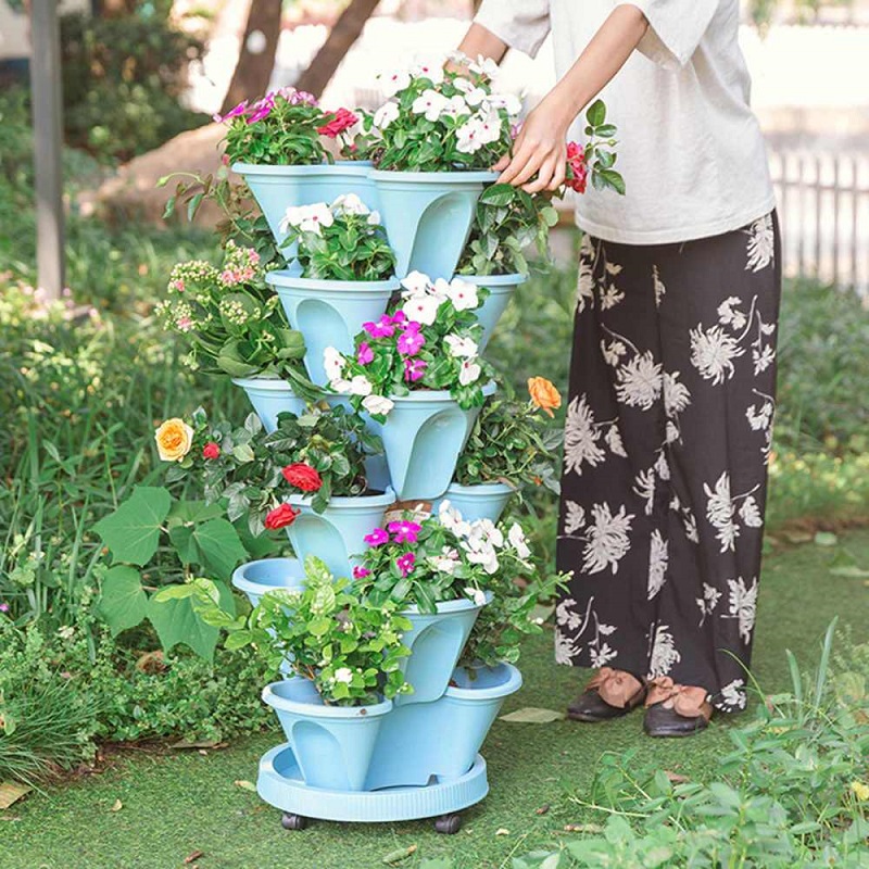 50 Vertical Composting Strawberry Planter For Plant Festival Box Boxing