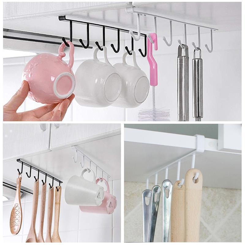 under cabinet clothes hanger rack