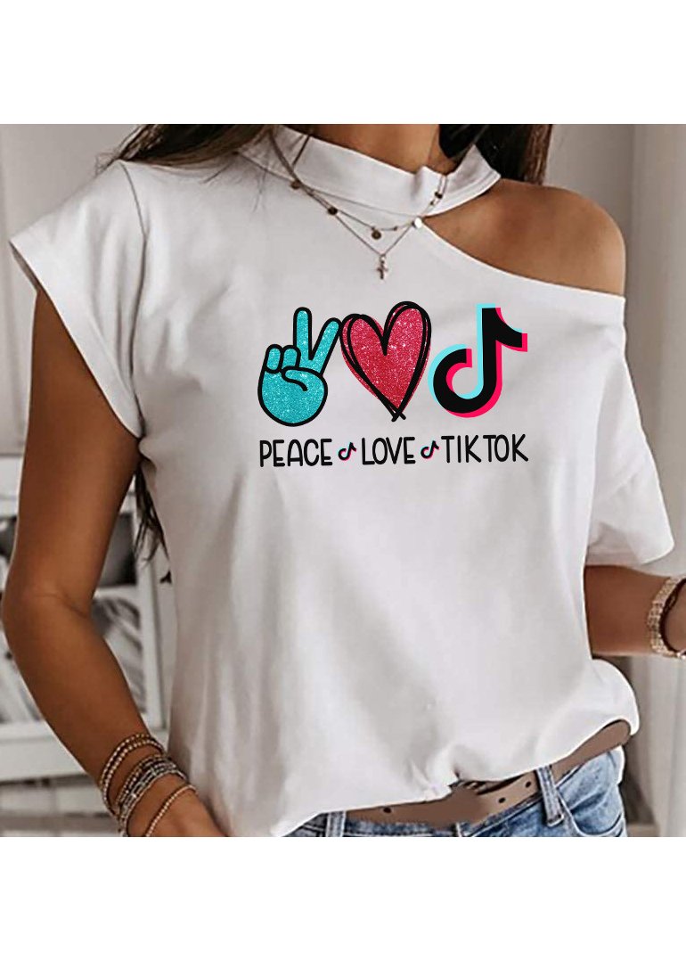 Free Free 346 Sublimation Peace Love Tik Tok Svg SVG PNG EPS DXF File