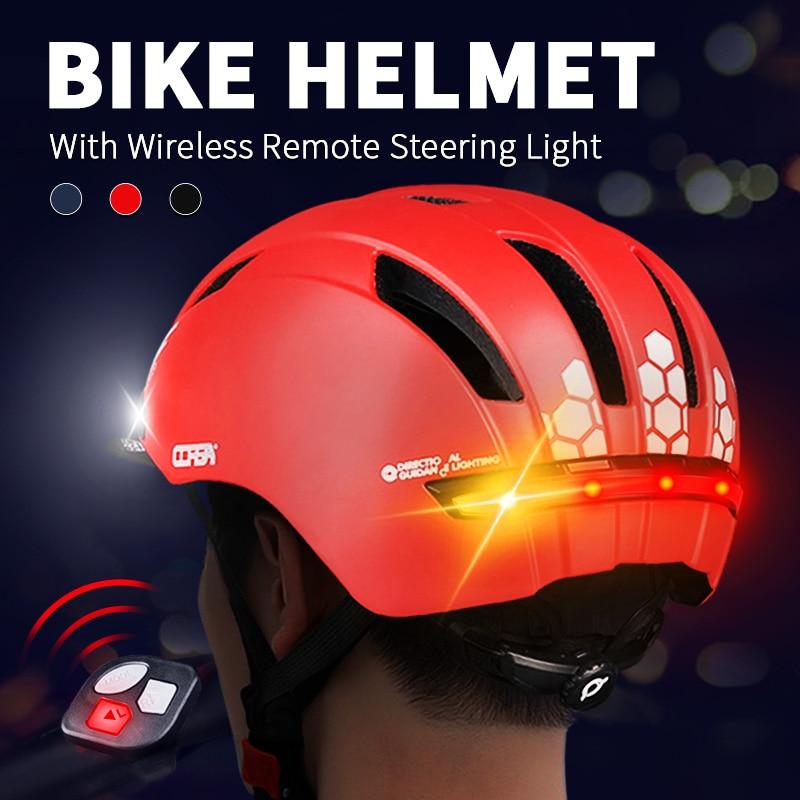 bike helmet with safety light