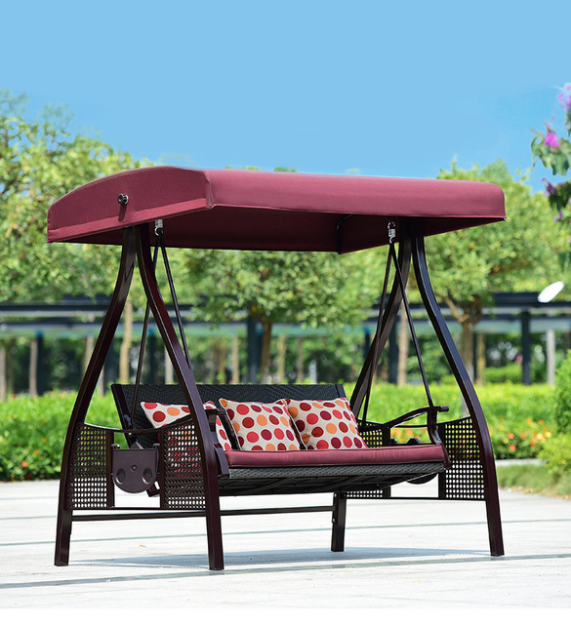 Today 50 Off Outdoor Patio Canopy Swing Chair Searchtime - Garden Swing Chair With Shade
