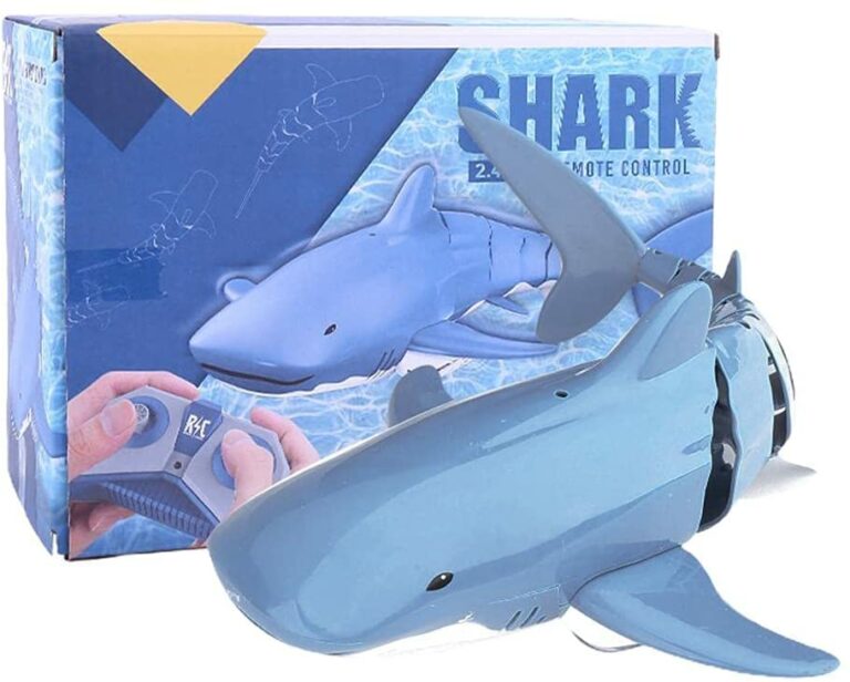 Remote Control Shark Toy for Water, Rechargeable Electric Toy RC Shark ...