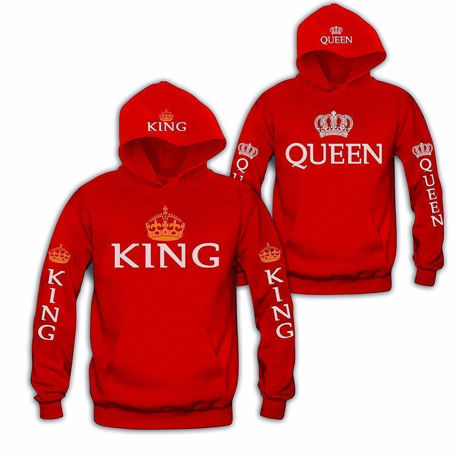 king hoodie red