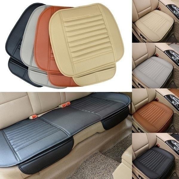 dani leather charcoal car seat cushion